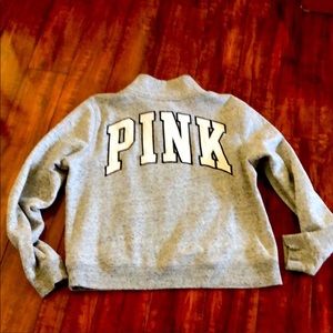 VS Pink Half zip up Sweatshirt